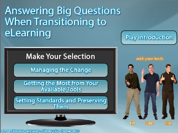 Making the eLearning Transition